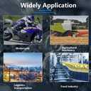 520 X-Ring Chain, 120 Links Heavy Duty Motorcycle Gold Chain with Connecting Master Link