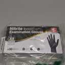 Schneider Nitrile Exam Gloves, Black Latex Free Powder Free Disposable Gloves for Medical, Cooking, Cleaning, and Food Prep, Size: X-Small, 100