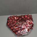 Waipfaru 14.2'' Valentines Day Wreath, Heart Wreaths for Front Door, Red Valentine Wreath Decorations with Bowknot Lights for Valentine's Home Wedding Party Anniversary Wall Window Gifts Decor