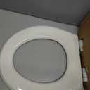Mayfair Cassel Slow Close Toilet Seat, Easy Clean, Non Slip Premium Wood Seat, Easy Install, Made in USA, Round, Biscuit