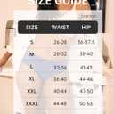 BAMBOO COOL Womens Underwear, Moisture-Wicking Briefs, Soft and Breathable Panties, Mid Waist, 5-Pack (L)