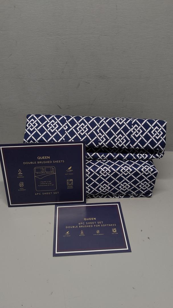 QUEEN
6PC SHEET SET DOUBLE BRUSHED FOR SOFTNESS