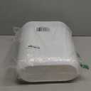 iDesign Small Slim Plastic Bathroom Trash Can, Garbage Can for Bedroom, Office, Desk, Dorm, 2-Pack, White