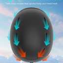Ski Helmet for Women Men, Safety Certified Snowboard Helmet with Shockproof ABS Hard Shell for Adults & Youth, Large, Black