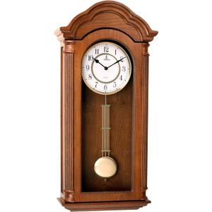 Pendulum Wall Clock Battery Operated - 26 inch Large, Wooden Hanging Grandfather Wall Clock with Pendulum - Quiet, Made with Real Wood for Living Room Decor, Office & Home Décor Gift Pendulum Wall Clock Battery Operated - 26 inch Large, Wooden Hanging Grandfather Wall Clock with Pendulum - Quiet, Made with Real Wood for Living Room Decor, Office & Home Décor Gift