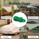 Heavy Duty Tarp Clip, 18 Pieces Lock Grip Clamps Tighten Tent Clip Fit for Awnings, Outdoor Camping, Car Cover, Green