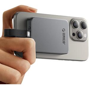 ORICO 2TB Magnetic Portable SSD, Aluminum Alloy, 4K 120 fps ProRes HDR Record and Store, Up to 2000MB/s, External Solid State Drive, Compatible with iPhone 16 Pro Max, Tablet, Computer - K20