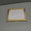 3 x 11x14 Picture Frame, Display 8X10 Picture Frames with Mat or 11x14 without Mat, Wall Mounting Display Photo Frames, Gold
