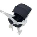 Stroller Accessory Washing Kit Textile Set, Colorful Canopy & Water Resistance Soft Cushion Compatible with DOONA Strollers (Fashion Black)