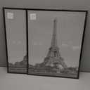 Upsimples 16x20 Picture Frame Black 3 Pack, Scratch-Proof Poster Frames 16 x 20 for Photo Gallery - Slide-In Strips, Horizontal or Vertical Wall Mounting