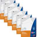 Avery Big Tab Extra-Wide Insertable Clear Tab Dividers for 3 Ring Binders, 8-Tab Set, White, 6 Sets (11254)
