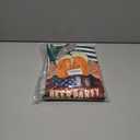 Bindefon Bibs Overalls Men Adjustable Straps Coveralls Shorts Printed Jumpsuit Male Romper (Large, Green Beer Glass)