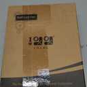 10L0L Universal Golf Cart Fan Fits Yamaha/EZGO/Club Car, Fixed Bracket 360Degree Rotational Fan, 3 Speed Adjustment, Support for Reverse Charging and Emergency Lighting-Blue