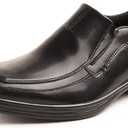 Deer Stags boys Wise Twin Gore Slip-on loafers shoes, Black, 6 Big Kid US