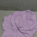 SKAYS Womens Cami Mini Dress Smock Casual A Line Swing Sundress Summer Sleeveless Solid Ruffle Hem Short Dresses Lightpurple, Small