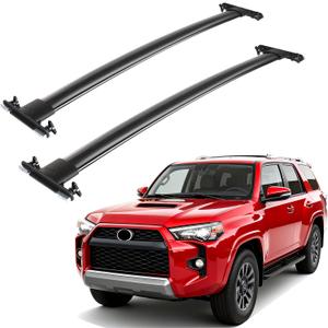 220LBS Roof Rack Cross Bars Fit for Toyota 4Runner 2010 2011 2012 2013 2014 2015 2016 2017 2018 2019 2020 2021 2022 2023 2024, Aluminum Cargo Crossbar Bicycle, Luggage Rack Transport