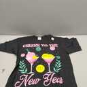 Cheers to The New Year Champagne Glass & Pickleball NYE 2026 T-Shirt, M