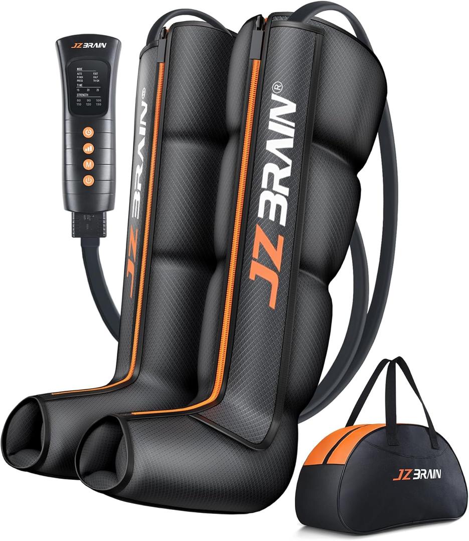 Sequential Air Compression Recovery System : Professional Full Leg Compression Boots for Circulation and Pain Relief - Sequential Device for Muscle Relaxation, Gifts for Athletes, Women, Men (Small)