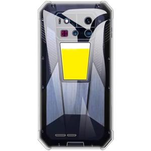 Shantime Flexible Case Compatible with Unihertz 8849 Tank 4 Pro, Slim Shockproof Protective Cover, Anti-Scratch Soft Silicone Rubber Gel Bumper Shell(Clear)