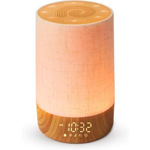 Dreamegg Sunrise Alarm Clock - Sound Machine with Alarm Clock & Wake Up Light, 29 Soothing Sounds, Dimmable Display, White Noise Machine for Bedroom, Heavy Sleepers, Adults & Kids