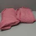 NICETOWN Decorative Pink Bed Canopies & Drapes for Kids Room - Voile Sheer Toddler Bed Canopy Curtain Scarf Valance DIY for Bedroom, 1 Panel, W114 x L180