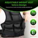 Adjustable Weighted Vest for Women, Customizable 0-18 lbs Strength Training Vest with 10 Removable Sandbag, Breathable Design, Reflective Safety Strips for Running, Hiking, and Fitness (Black)