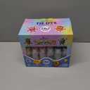 24 Colors Tie Dye Kit, Tie Dye Set for Kids, Pre-Filled Bottles, Non Toxic Permanent Fabric Dye Art Set, Easy DIY Fabric Art - Create Fun (24 Colors)