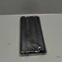 Heatless Curls Overnight Hair Curler - 4 Pcs Curling Rod to Sleep In, Velvet Hair Rollers with Satin Hair Scarf (Black)