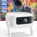 XIAPIPRO 400ANSI 1080P Full HD Projector, Home Theater Projector with WiFi & Bluetooth, LED Projector for Movies, Gaming, and Outdoor Use  Compatible with TV Stick, Laptop, Smartphone, USB, HDMI