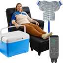 Cold Therapy Machine for Shoulder RecoveryIce Machine for Shoulder After Surgery With Programmable Timer, Reduce Post-Op Swelling, Rotator Cuff Tears/Sprains, Cryotherapy Pain Relief, Compression Pad