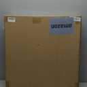 Extra Large 20INCH Premium Acacia Wood Tray Round Ottoman Tray with Handles Wooden Serving Tray Multi-Use for Dinner Breakfast in Bed Coffee Table Snack Entertaining Guests