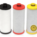 Aquasana Replacement Filter Cartridges | Fit Claryum 3-Stage Under Sink Water Filter | WQA Certified to Reduce Up to 99.99% of PFAS, Microplastics, Lead & Chlorine | AQ-5300R | AQ-C3-R