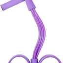 21 Fitness Resistance Bands-6 Tube Pedal Ankle Puller, 2025 Upgraded Multifunction Tension Rope, Home Gym Equipment for Full Body Strength for Abdomen/Waist/Arm/Leg Training and Stretching