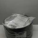 Realcook Vertical 17 Inch Steel Charcoal Smoker, Heavy Duty Round BBQ Grill for Outdoor Cooking, Black