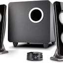 Cyber Acoustics CA-3610 2.1 Multimedia Speaker System with Subwoofer, Perfect Computer Speakers for PC or Mac, Great for Music, Movies, and Gaming