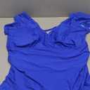 Yonique Plus Size Swimsuits for Women One Piece Tummy Control Bathing Suits Ruffle Swimwear (Royal Blue, 
22W

)