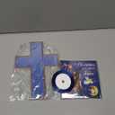 Watersay 48 Set Easter Crafts Religious Easter Cross Kit Christian DIY Paper Crafts Make Your Own Cross Ornament for Sunday School Christmas Church Classroom Activities