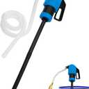 Lever Action Drum Pump Cost-Effective Replacement - Manual Barrel Pump for DEF,Antifreeze, Gasoline, Fuel & Low concentration liquid,Siphon Pump for 55 Gallon Includes 6.56 ft of 3/4Corrugated Hose