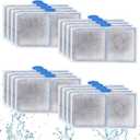 driamor 16 Pack Filter Cartridges Compatible with EF-S Element and BF5 BETTAFLO Filter, Thickened Fish Tank Replacement Filters Cartridge with Zeolite