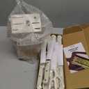 CAROTE 14 Pieces Knife Set with Block, Forged, High Carbon Stainless Steel Sharp Blade Block Knife Set, Dishwasher Safe Cutlery, Cream