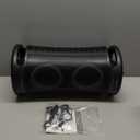 Large Bluetooth Speaker, 260W Peak Powerful Loud Sound with Deep Bass, 15Hr Playtime, Fast Charge, TWS, Cool Lights, Portable Outdoor Speaker Wireless for Party, Camping, Beach, Backyard, Home, Work (Black)