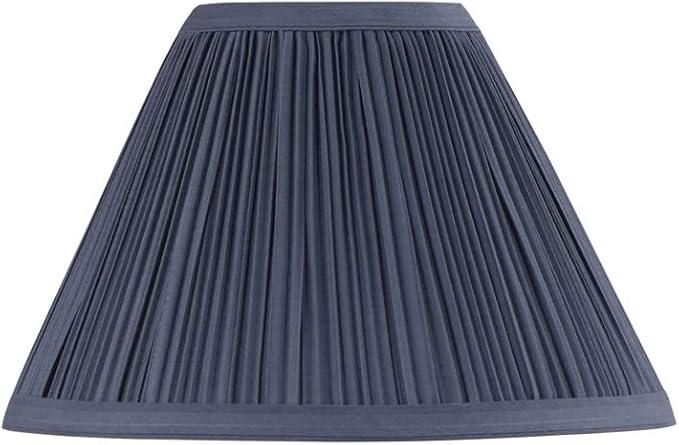 Aspen Creative 59175, Empire Uno Lamp Shade, Stone Blue, 4" Top x 10" Bottom x 7" Slant Height, Slip UNO 33mm