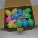 Timer - 2 Pack Easter Lights Easter Decorations, Total 20FT 40LED Easter Egg Light Colorful Waterproof Easter Lights Battery Operated for Indoor Outdoor Home Holiday Hunt Decor, Each 10FT 20LED