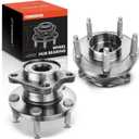 A-Premium 2 x Rear Wheel Bearing and Hub Assembly with 5-Lug Compatible with Ford Edge 2007-2010 & Lincoln MKX 2007-2010, 4-Wheel ABS, AWD Only