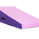 BestMassage Gymnastics Mat Incline Mat Tumbling Mat Folding Gymnastic Tumbling Mat Indoor/Outdoor Exercise Mat Home Gym Yoga Mat with Handle