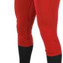 CHAMPRO Girls' Standard Low-Rise Softball Pants (X-Large, Scarlet)