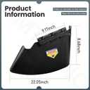 AMTHKNO 121-0739 Discharge Deflector Compatible with Toro Exmark 74390 74395 74798 74640 74641 74642 Lawn Mower, Fits Quest E S Series QSS725GKC42200 QSS708GEM50200 QSS708GEM42200