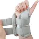 Carpal Tunnel Wrist Brace, Adjustable Wrist Support Brace, Night Wrist Sleep Supports Splints Arm Stabilizer (Right Hand, S/M, Khaki)