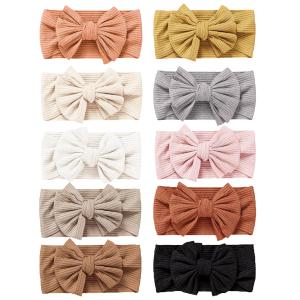 Niceye Baby Girls Headbands with Bows Handmade Hair Accessories Stretchy Hairbands for Newborn Infant Toddler 