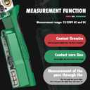 8-in-1 Wire Cutter/Wire Stripper with Voltage Tester and 12-250V AC/DC Dual Alarm For cutting/crimping/stripping/twisting/pulling wires on hot/neutral lines Electrician, HVAC, Automotive Repair Tool